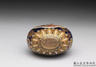 图片[3]-Gold-body painted enamel pearl-inlaid snuff bottle with a clock stopper, Switzerland, late 18th-early 19th century-China Archive